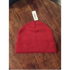 NWT Old Navy Hombres Red Cuffed Beanie Winter Hat Sweater Knit NeW One Size.  eb-03941628